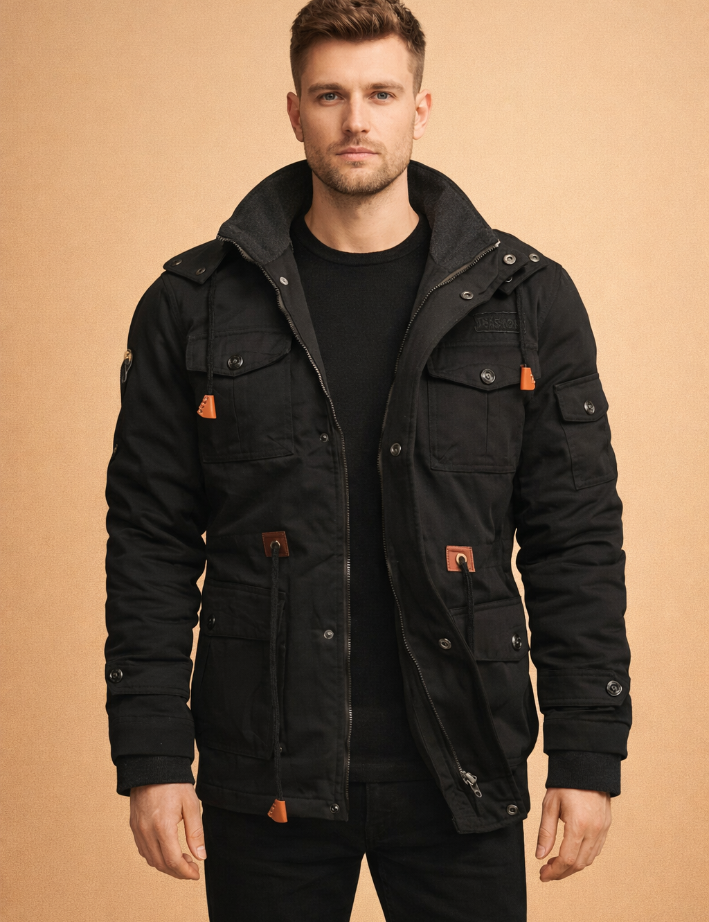Lucjan | Men's urban-cut jacket with a functional design 2