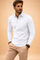 Łukasz | Modern, smooth men's long-sleeved polo shirt 2