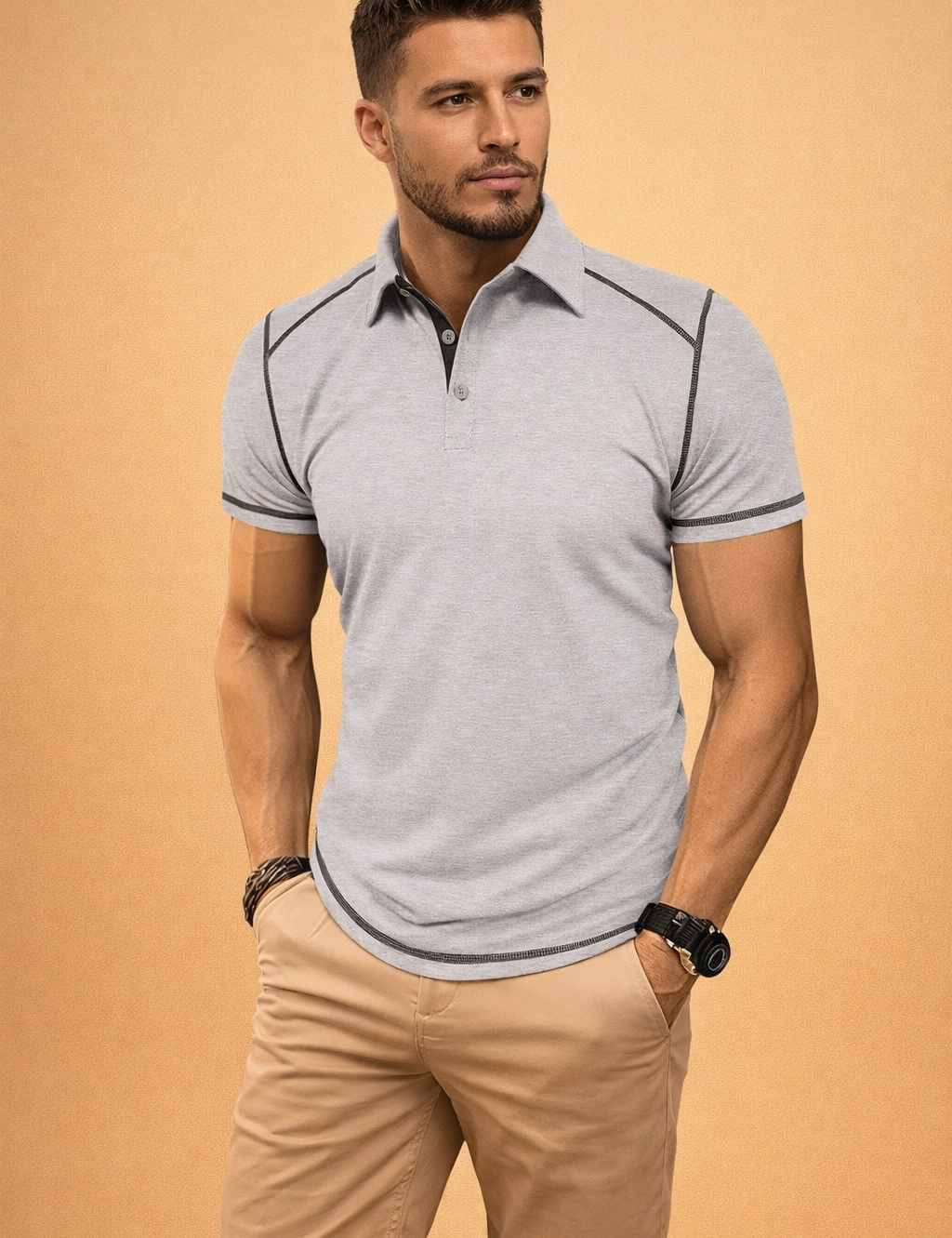 Łukasz | Sports Short Sleeve Polo Shirt 1