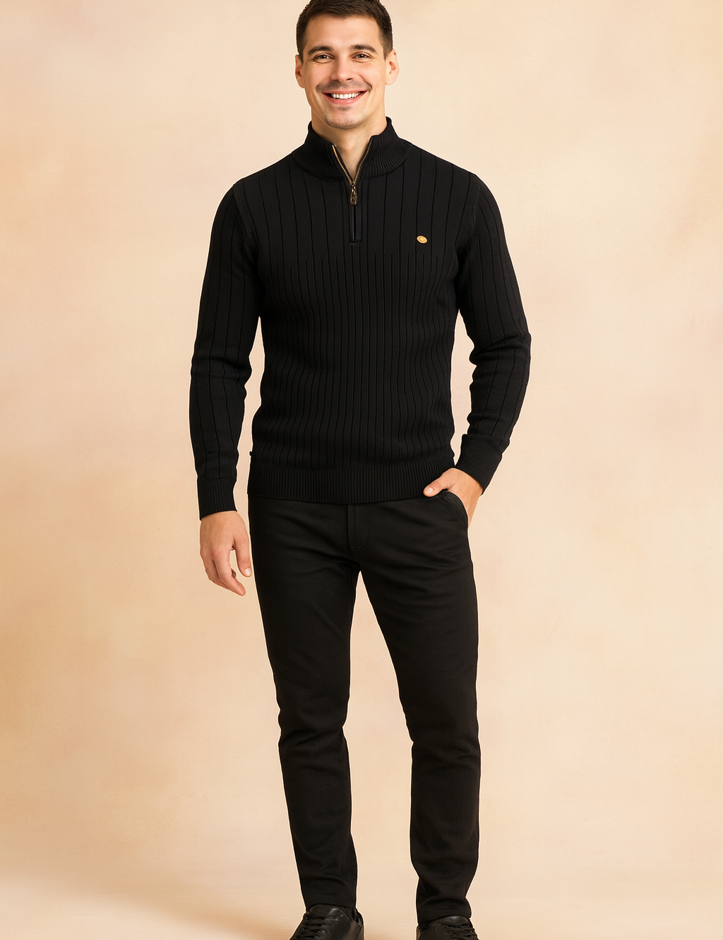 Lukjan | Zipper Sweater with a Sophisticated Style 0