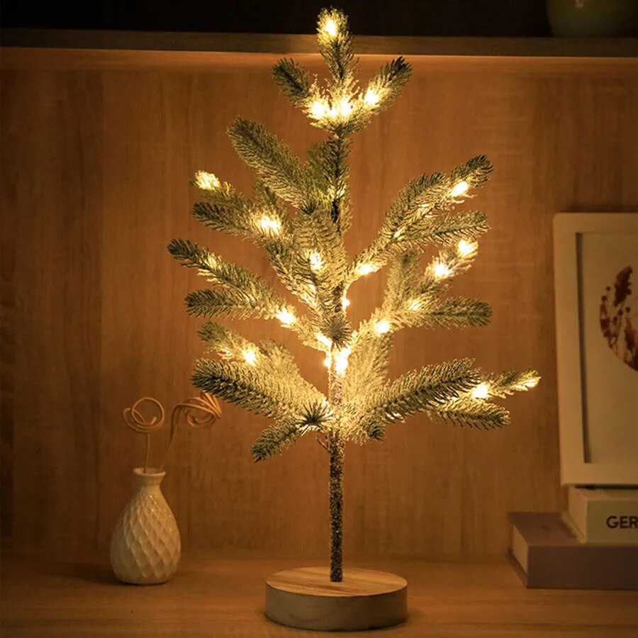 LumiPine – Pre-lit LED Christmas tree lamp with warm white light 0