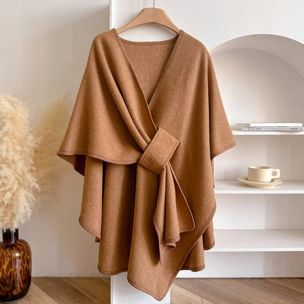 Luxurious poncho - windproof scarf coat 2