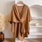 Luxurious poncho - windproof scarf coat 2