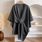 Luxurious poncho - windproof scarf coat 5