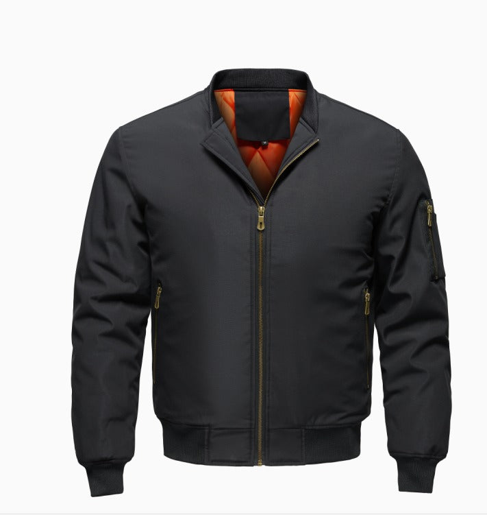 Luxury pilot bomber jacket 1