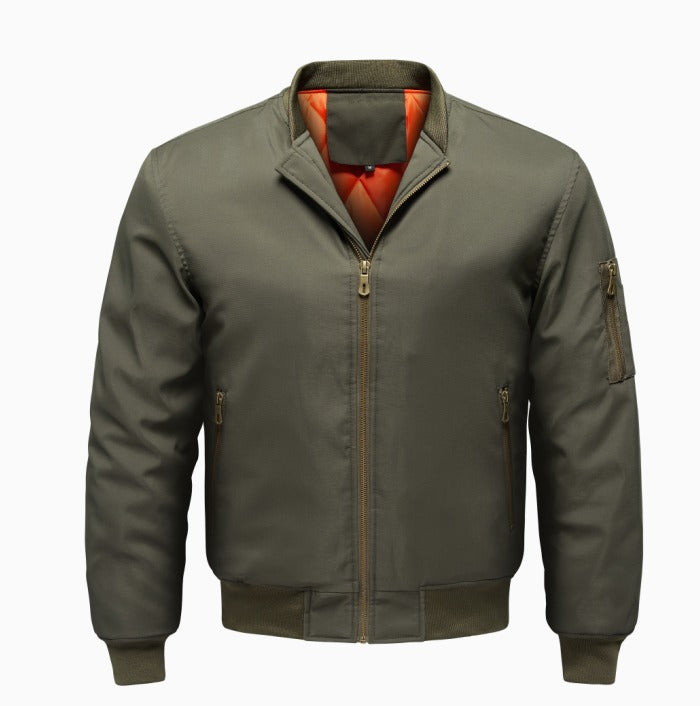 Luxury pilot bomber jacket 2