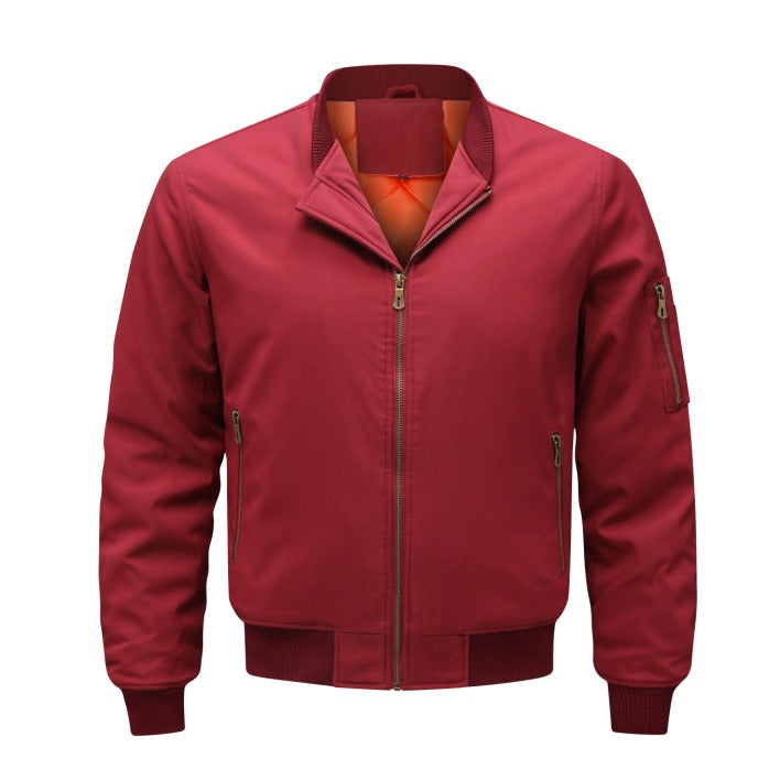 Luxury pilot bomber jacket 5