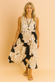 MARY | Elegant Floral Women's Dress 0