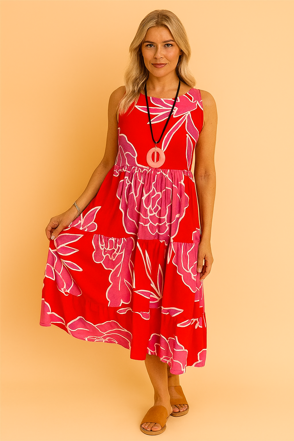 MARY | Elegant Floral Women's Dress 4