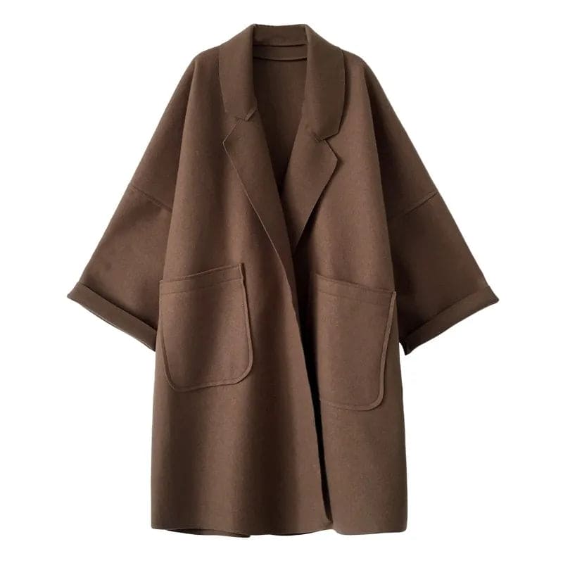 MAURA | Oversizes Woolblend Trenchcoat Jacket 7