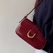 MIA | Retro Patent Leather Shoulder Bag 2