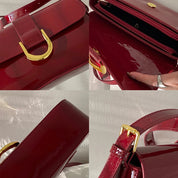 MIA | Retro Patent Leather Shoulder Bag 5