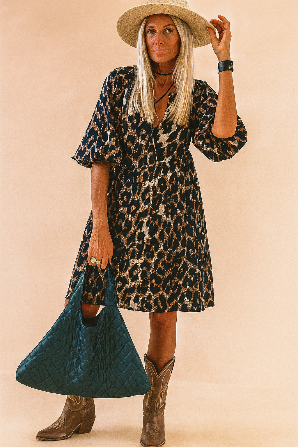 MILA | Leopard Print Summer Dress 0