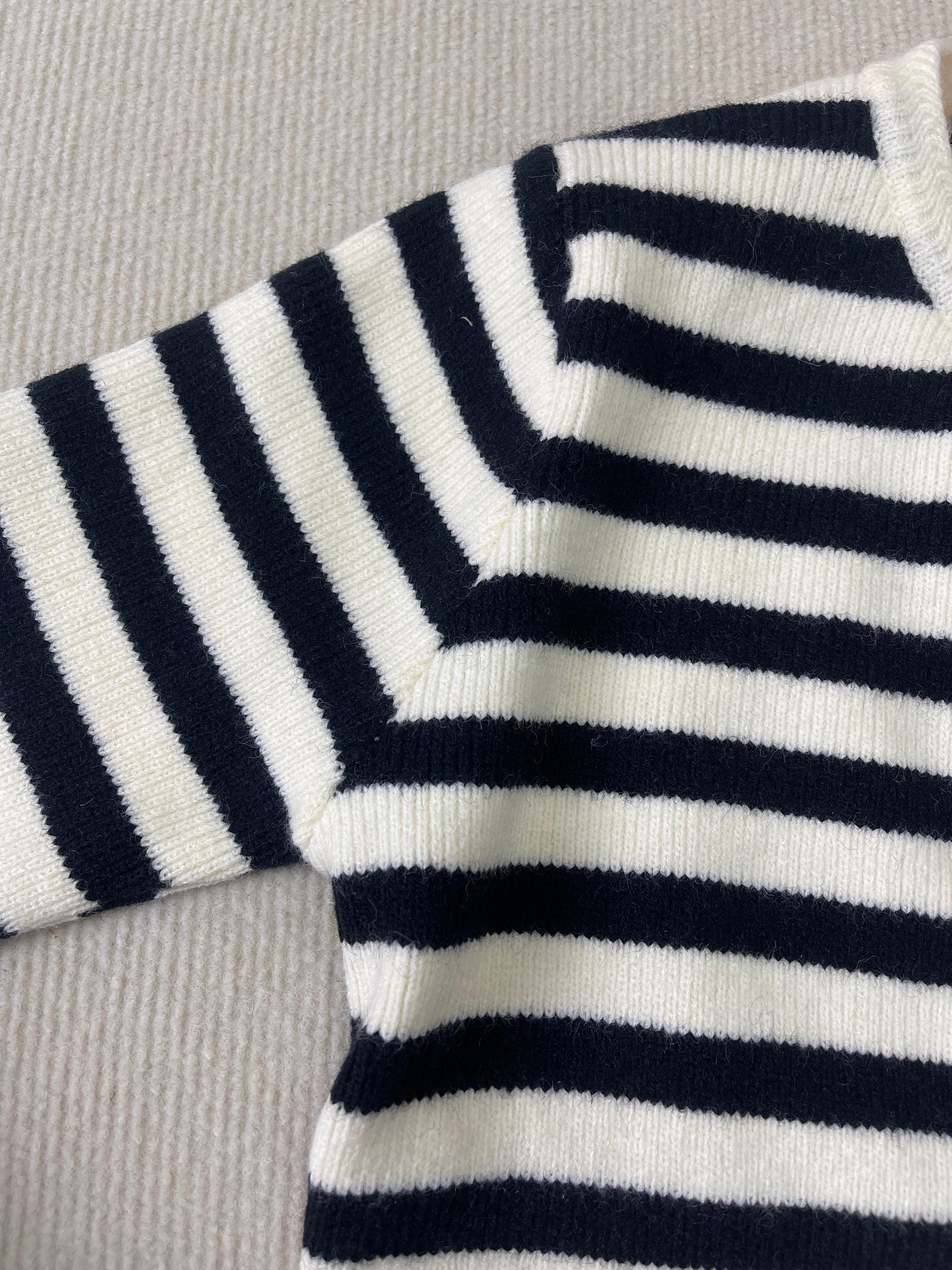 MYLAH | Elegant Striped Cardigan 5