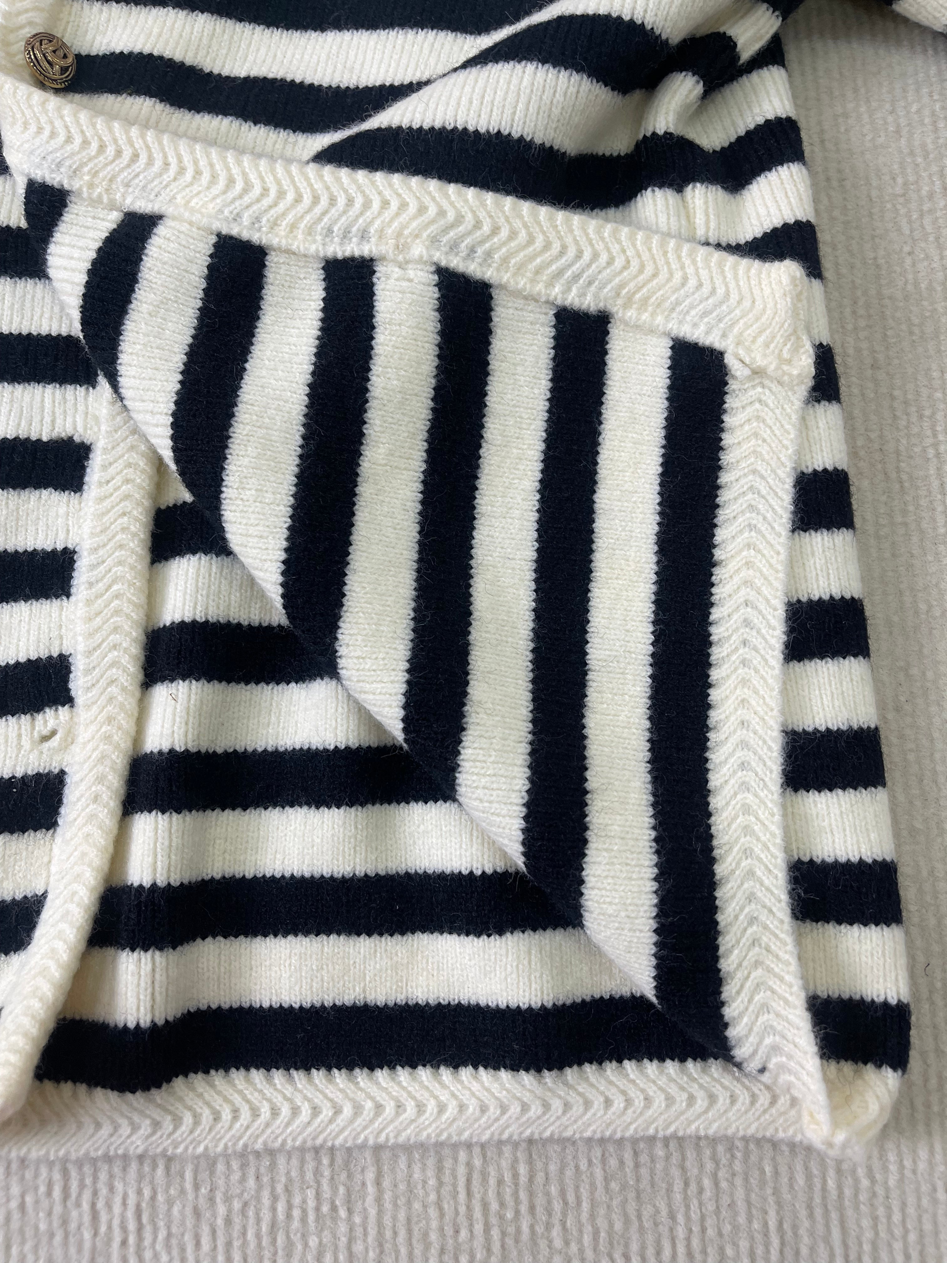 MYLAH | Elegant Striped Cardigan 7