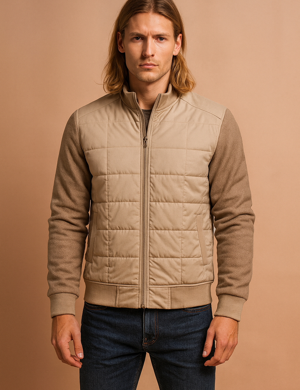 Maciej | Men's Casual Quilted Jacket with Zipper 2