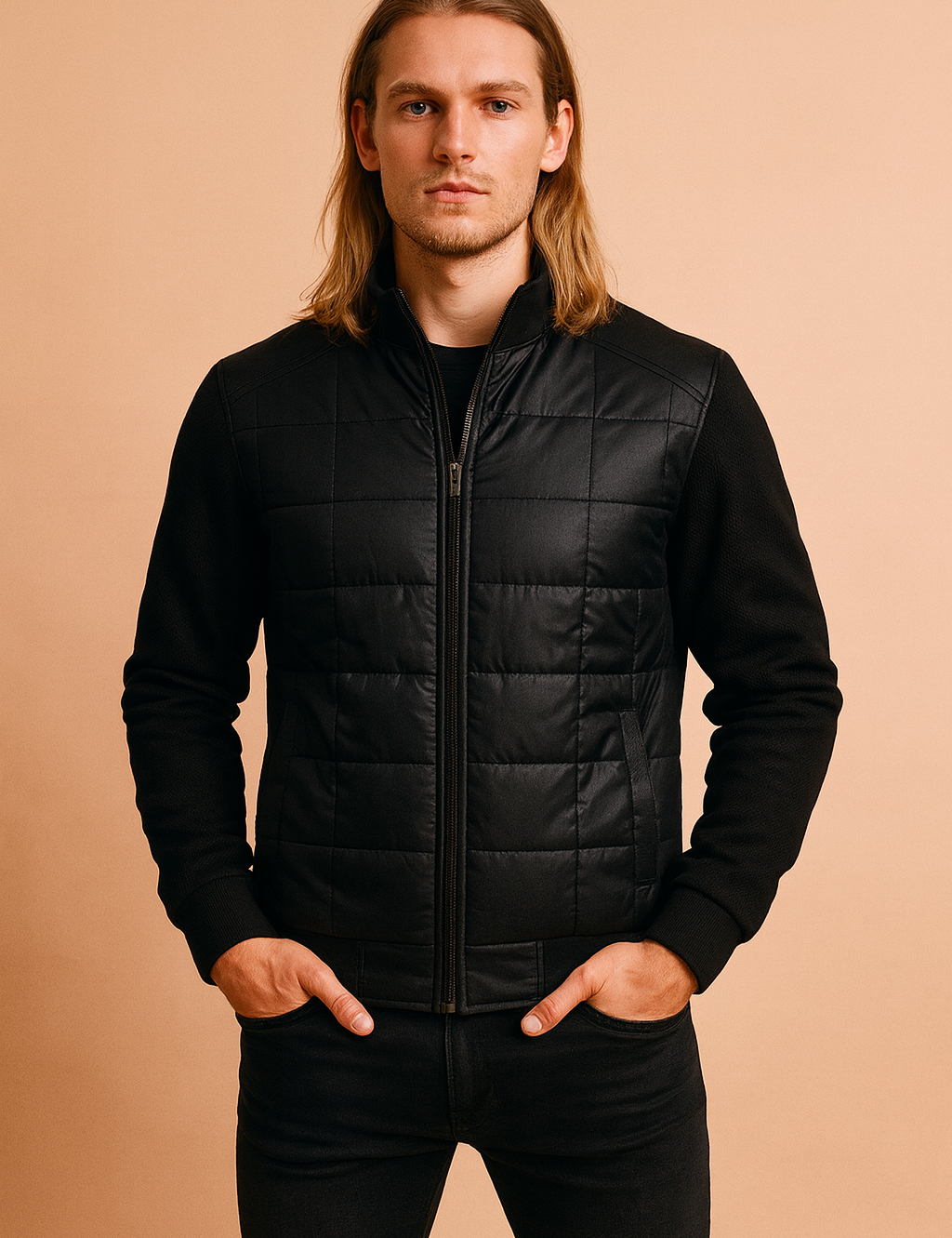 Maciej | Men's Casual Quilted Jacket with Zipper 3