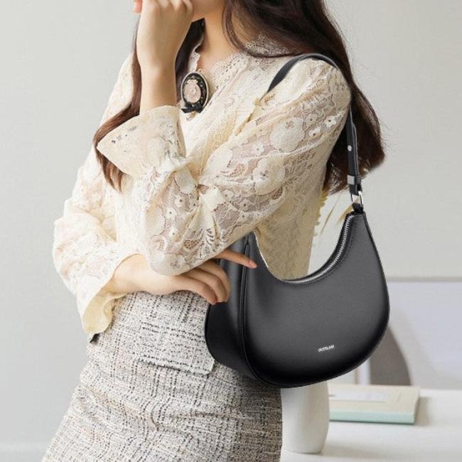 Madison | Luxe Crescent Shoulder Bag 7