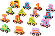 Magnetic Number Blocks Educational Toy Set for Ages 3-6 - Learning Math with Wooden Train and Color Recognition 2