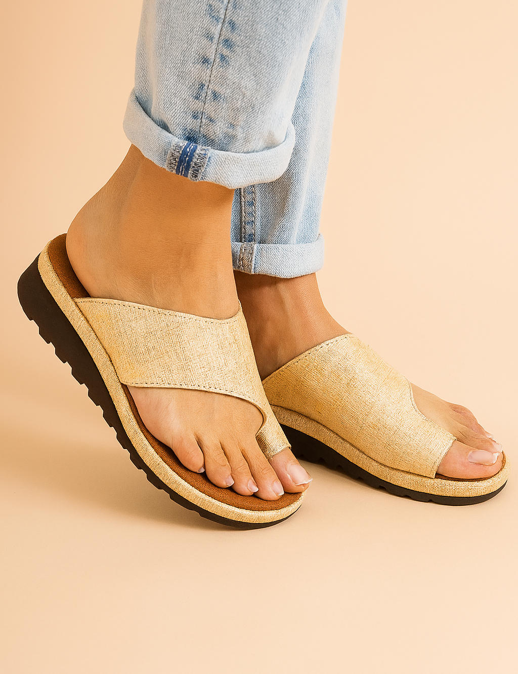 Maja | Comfortable platform flip-flops 2