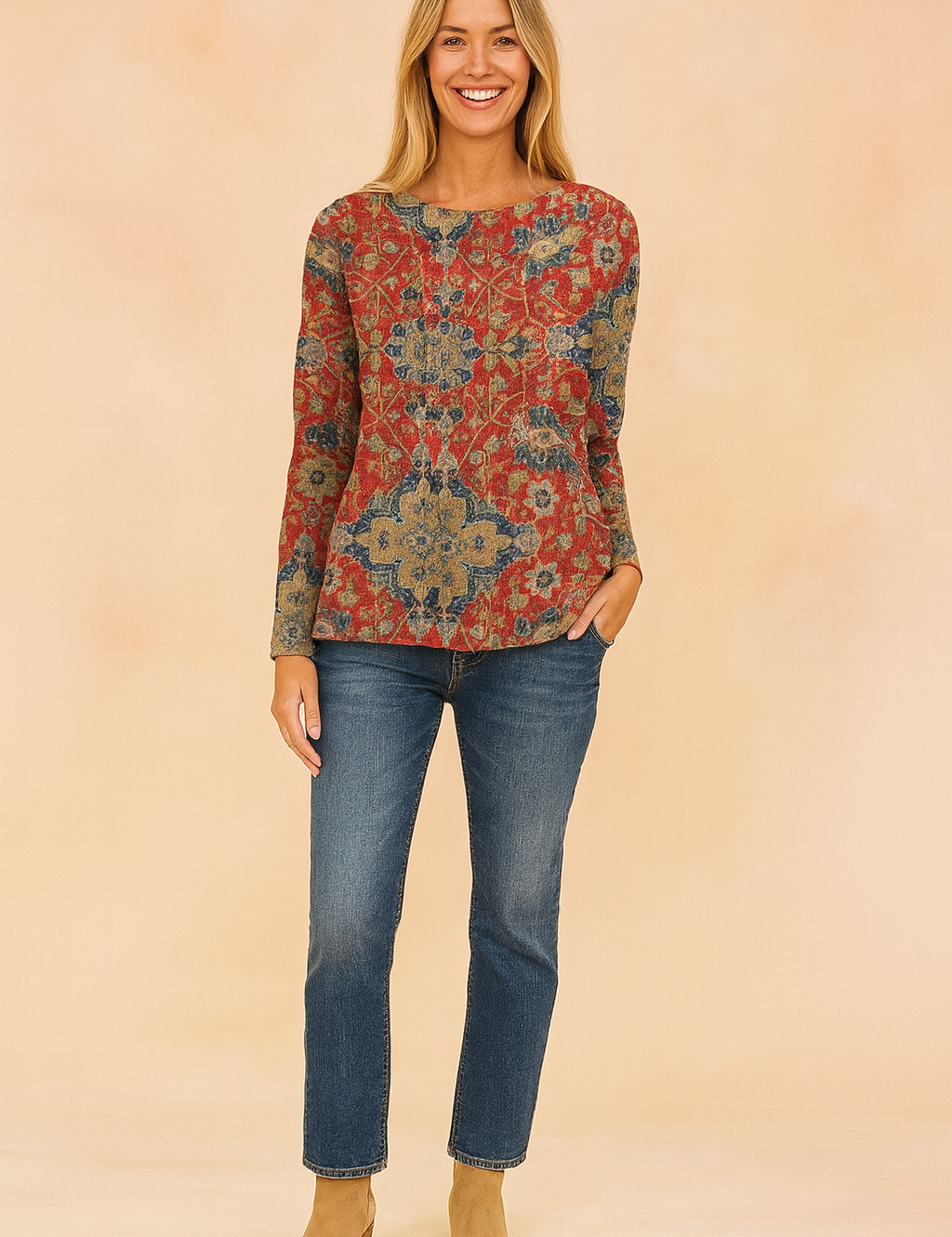 Maja | Vintage floral sweater 0