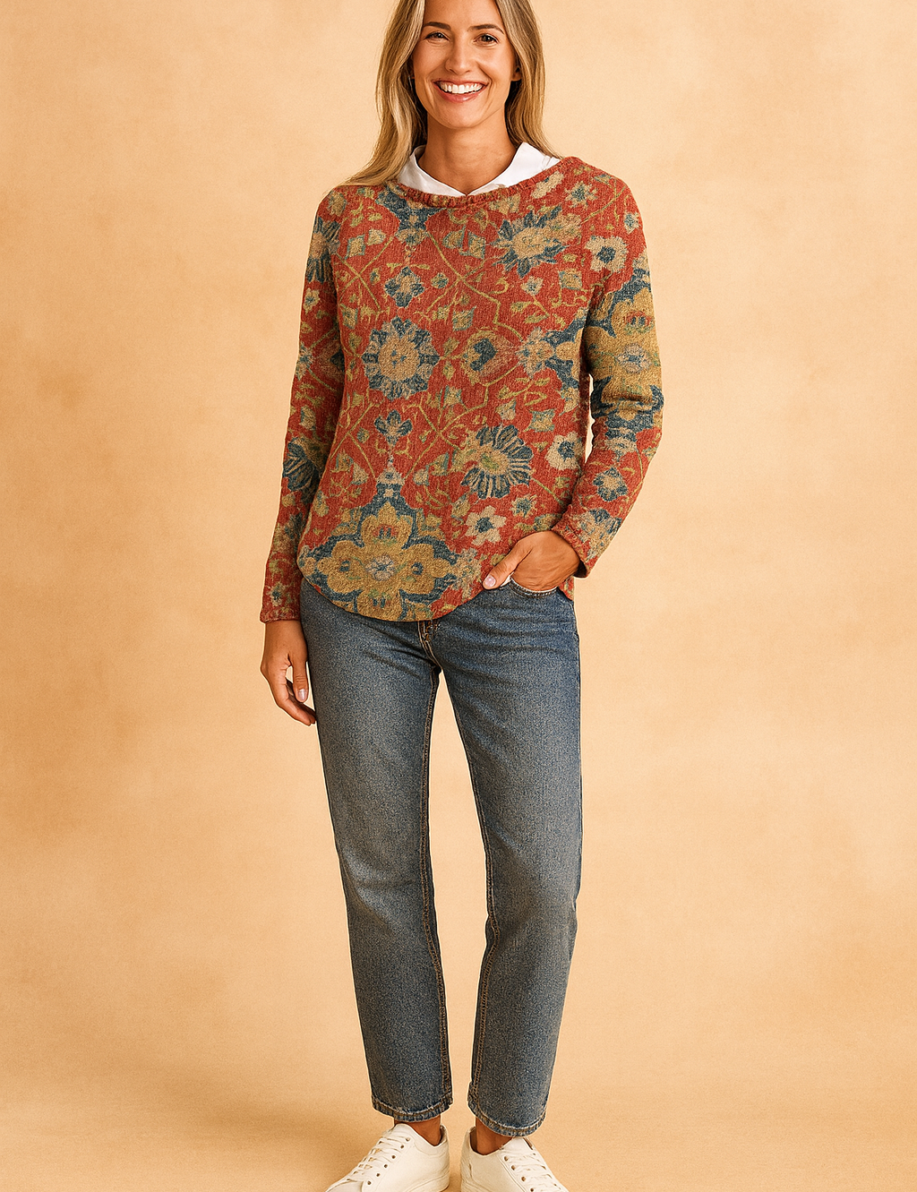 Maja | Vintage floral sweater 1