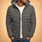 Maksymilian| Men's lightweight quilted jacket with a hood for everyday wear 8
