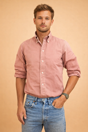 Marek | Classic men's long-sleeved button-down shirt 2