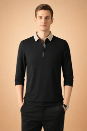Marek | Elegant Men's Long Sleeve T-Shirt 0