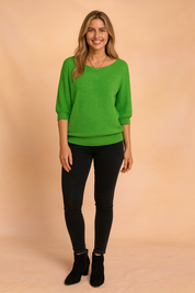 Margaret | Openwork Sweater with Drop Sleeves 6