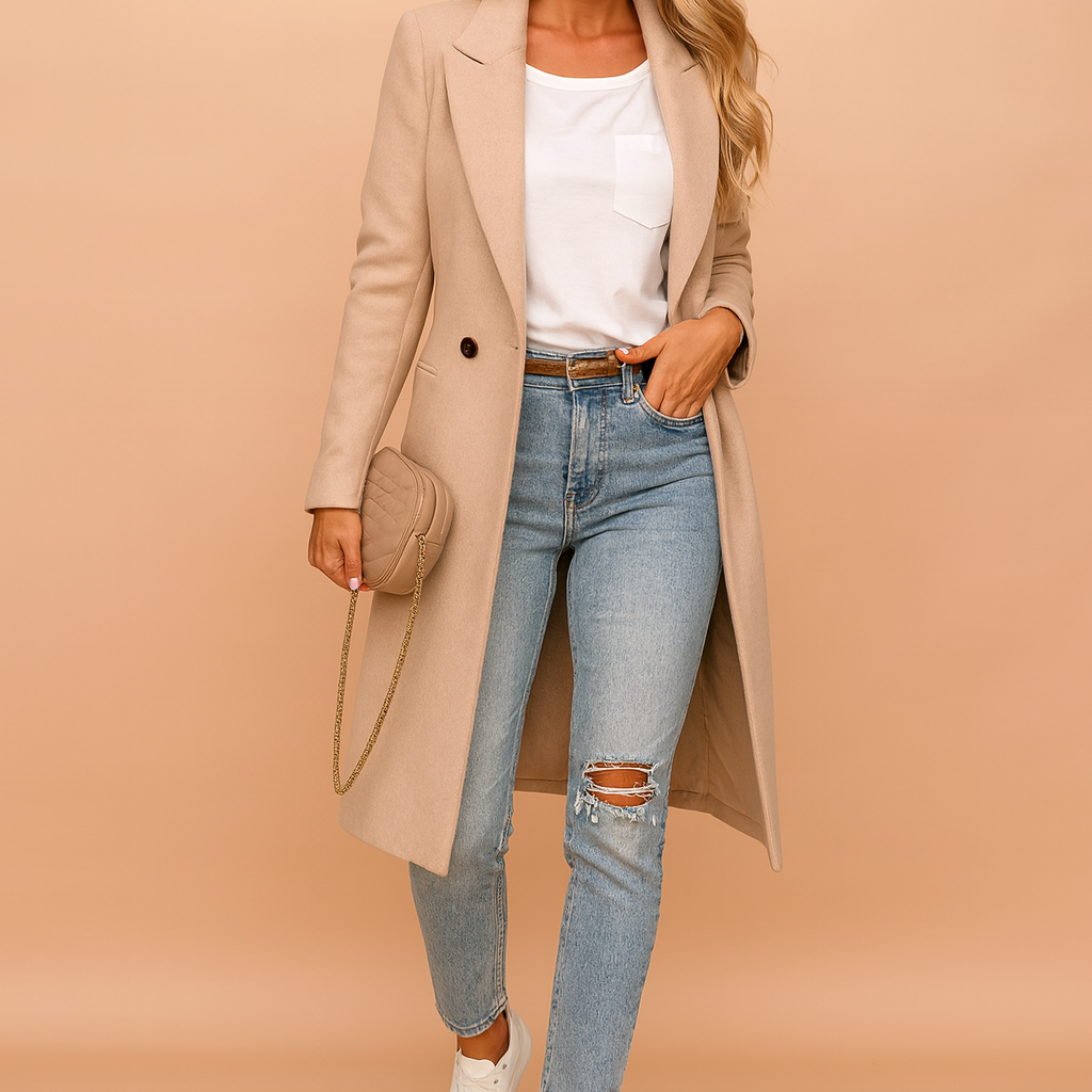 Marika | Classic double-breasted coat 1