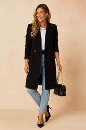 Marika | Classic double-breasted coat 3