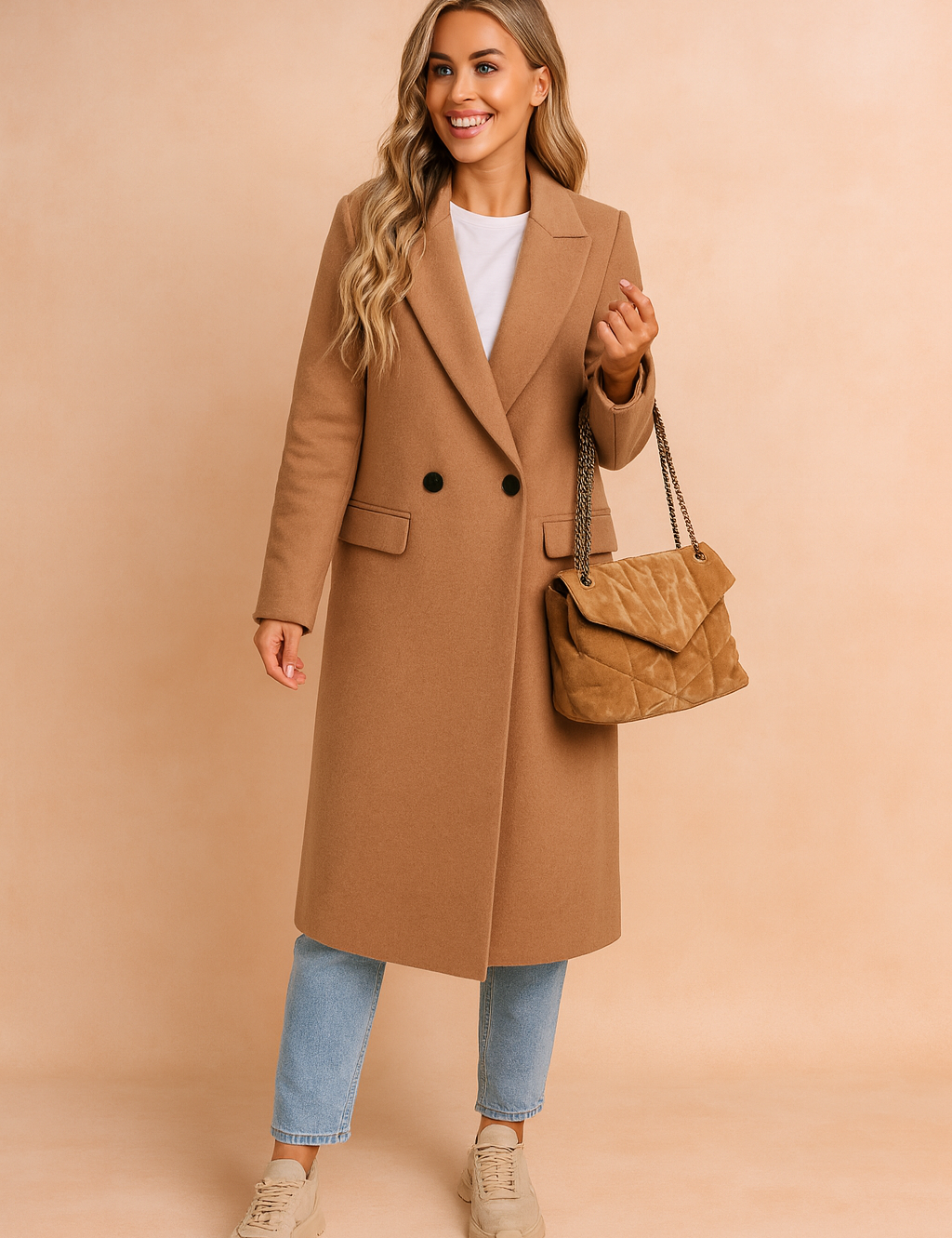 Marika | Classic double-breasted coat 5
