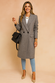 Marika | Classic double-breasted coat 6