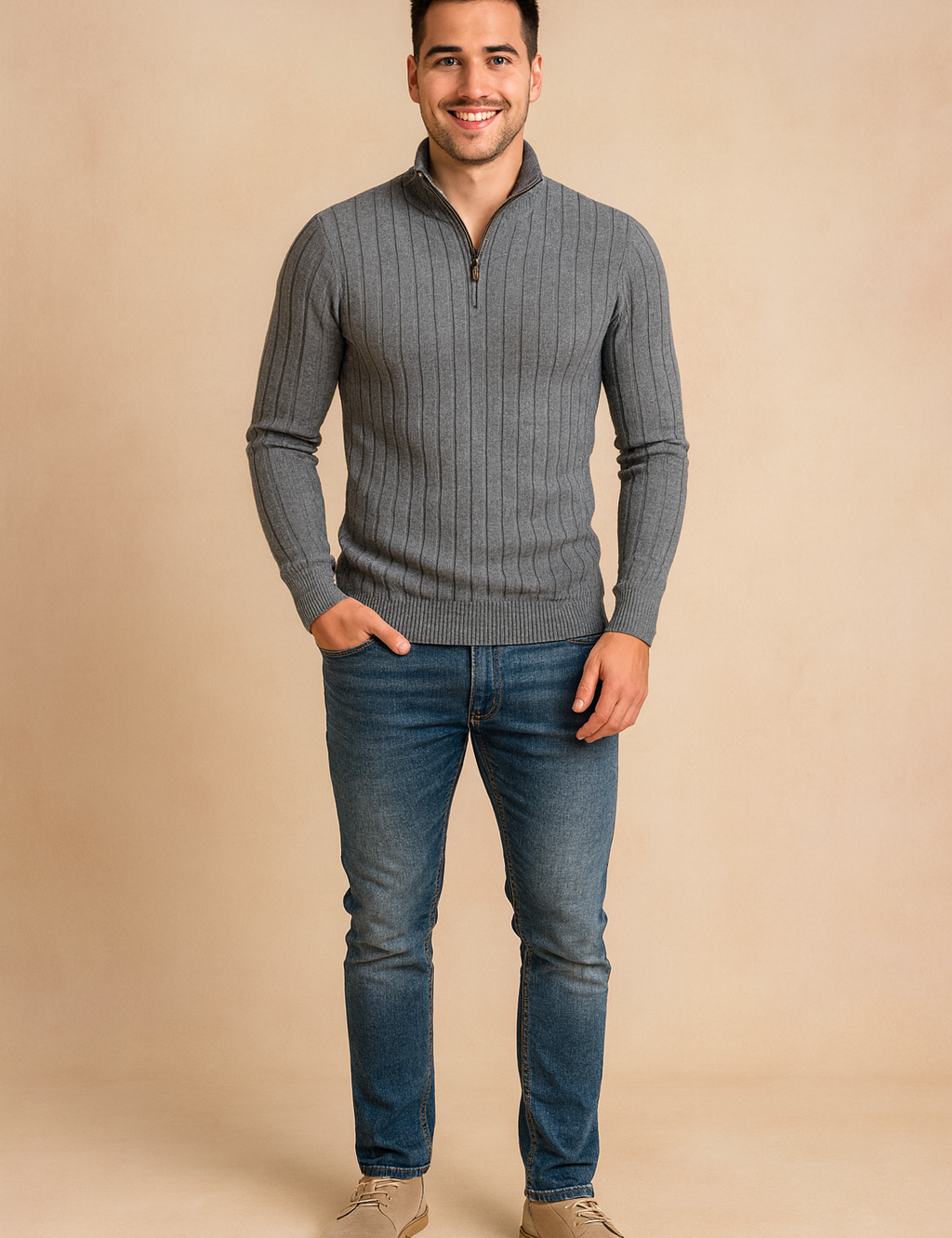 Mariusz | Half-zipper sweater 0