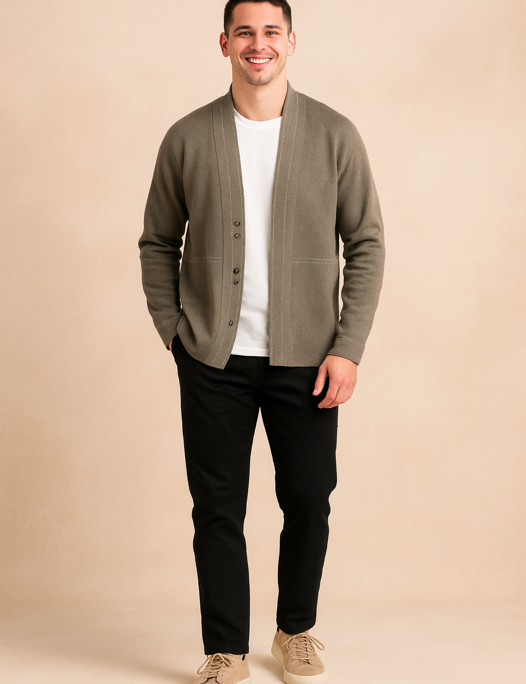 Mark | Split Front Cardigan 0