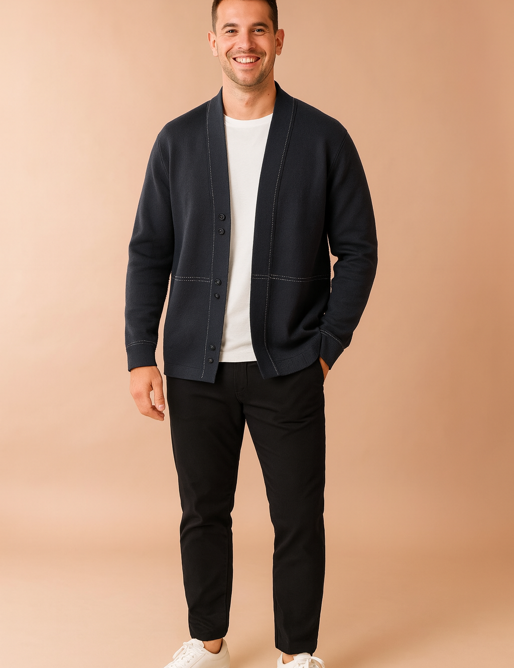 Mark | Split Front Cardigan 1
