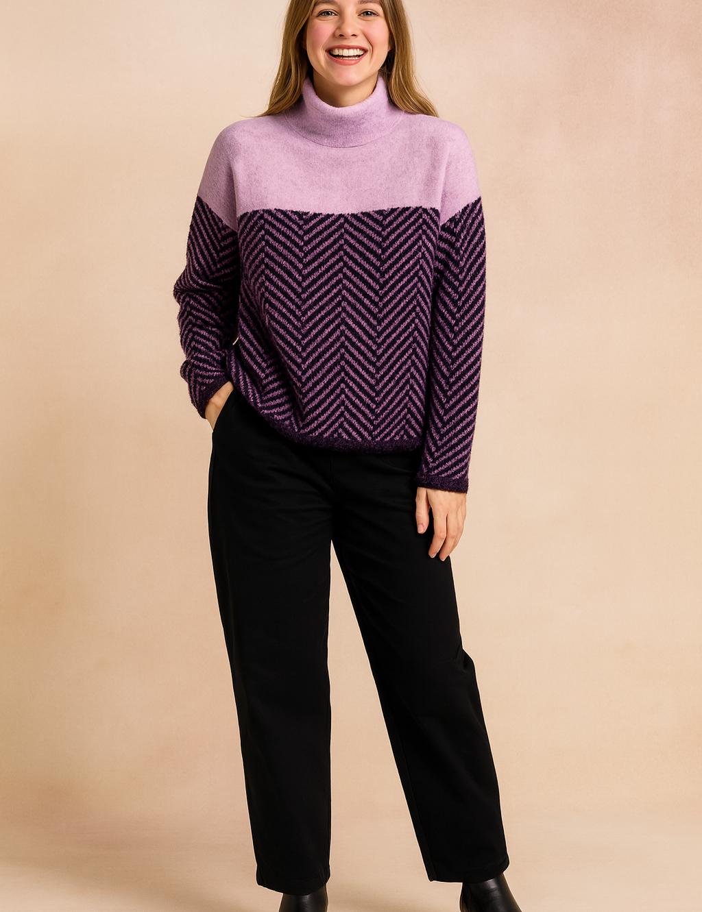 Martyna | High-neck sweater 1