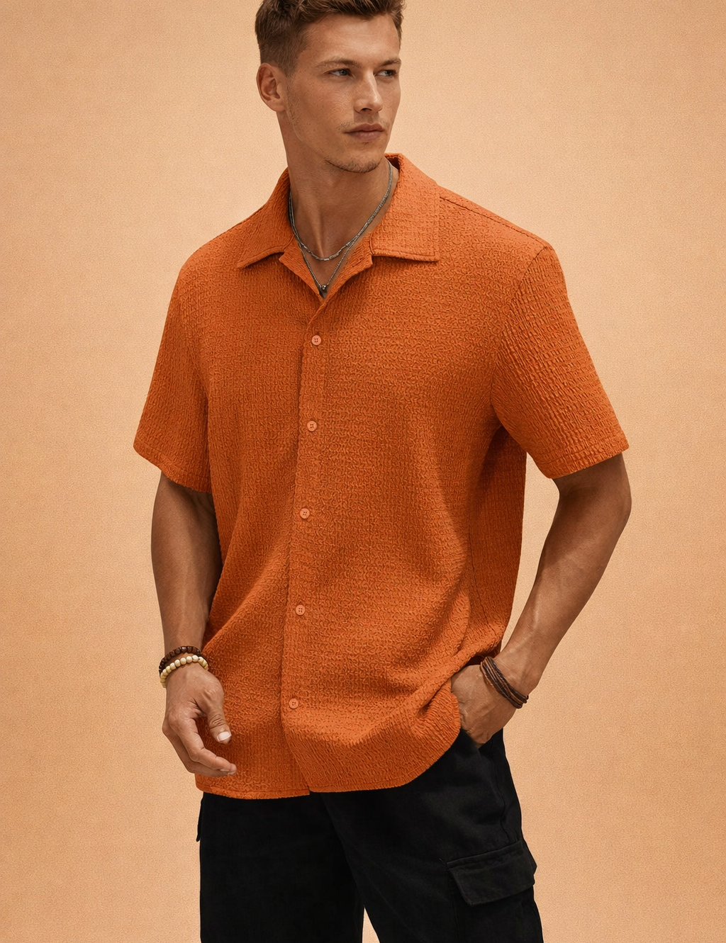 Mateusz | Elegant Short Sleeve Shirt 1