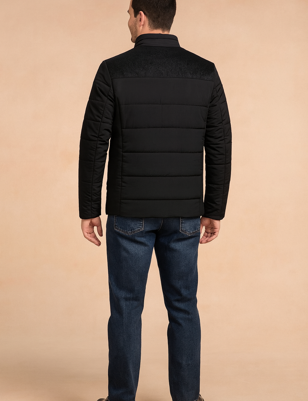 Mateusz | Men's Jacket with Stand-Up Collar 2