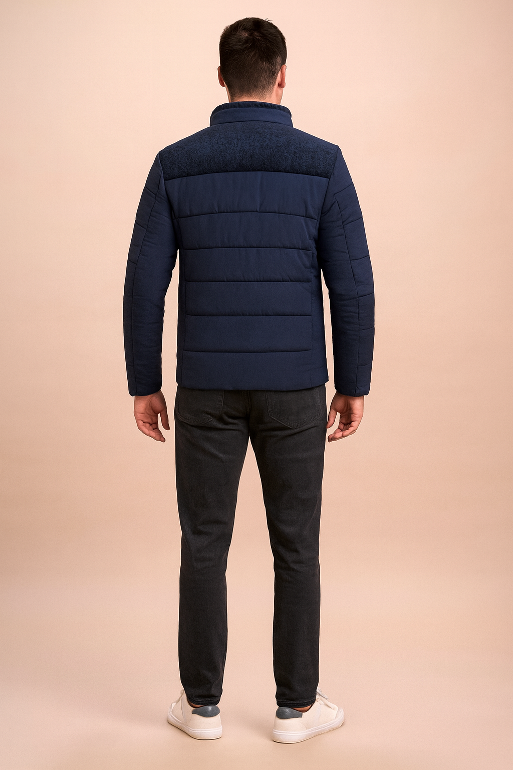 Mateusz | Men's Jacket with Stand-Up Collar 3