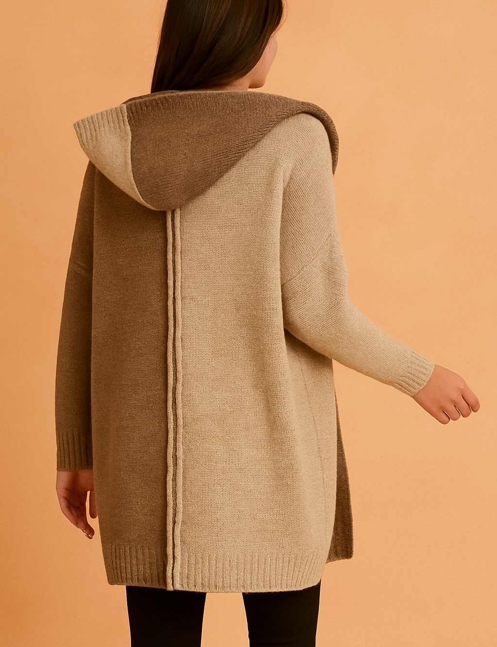Maureen | Long Hooded Cardigan 1
