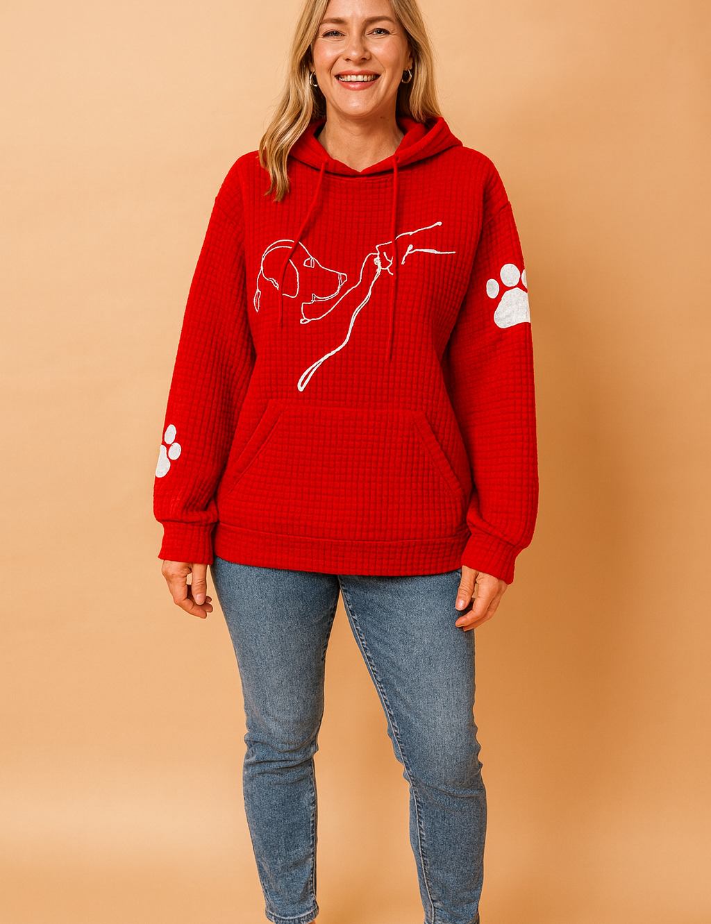 Max | Dog and Paws Sweatshirt for Animal Lovers 1