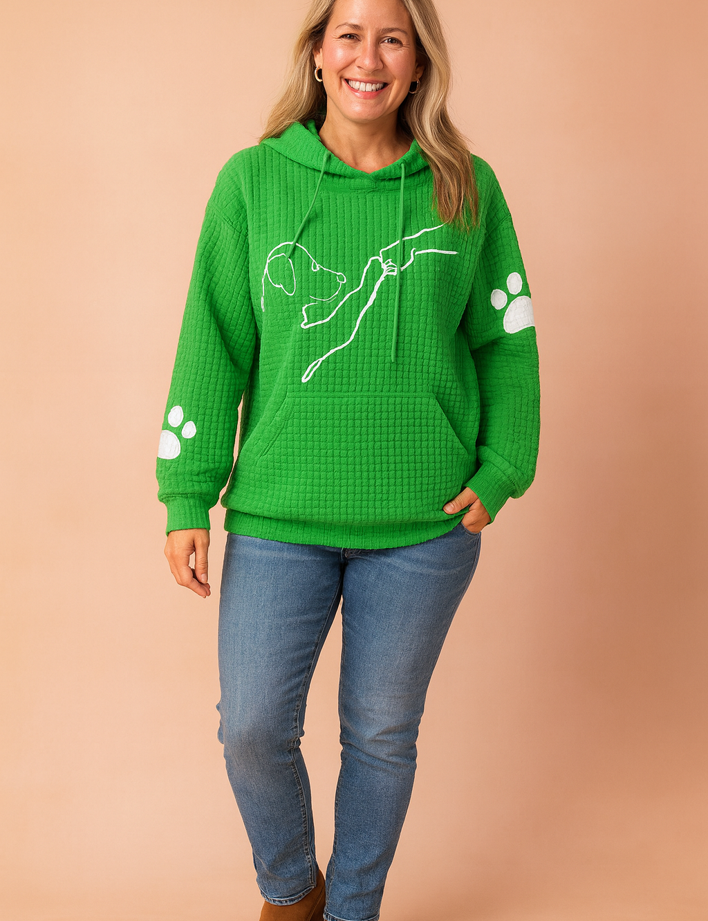 Max | Dog and Paws Sweatshirt for Animal Lovers 2