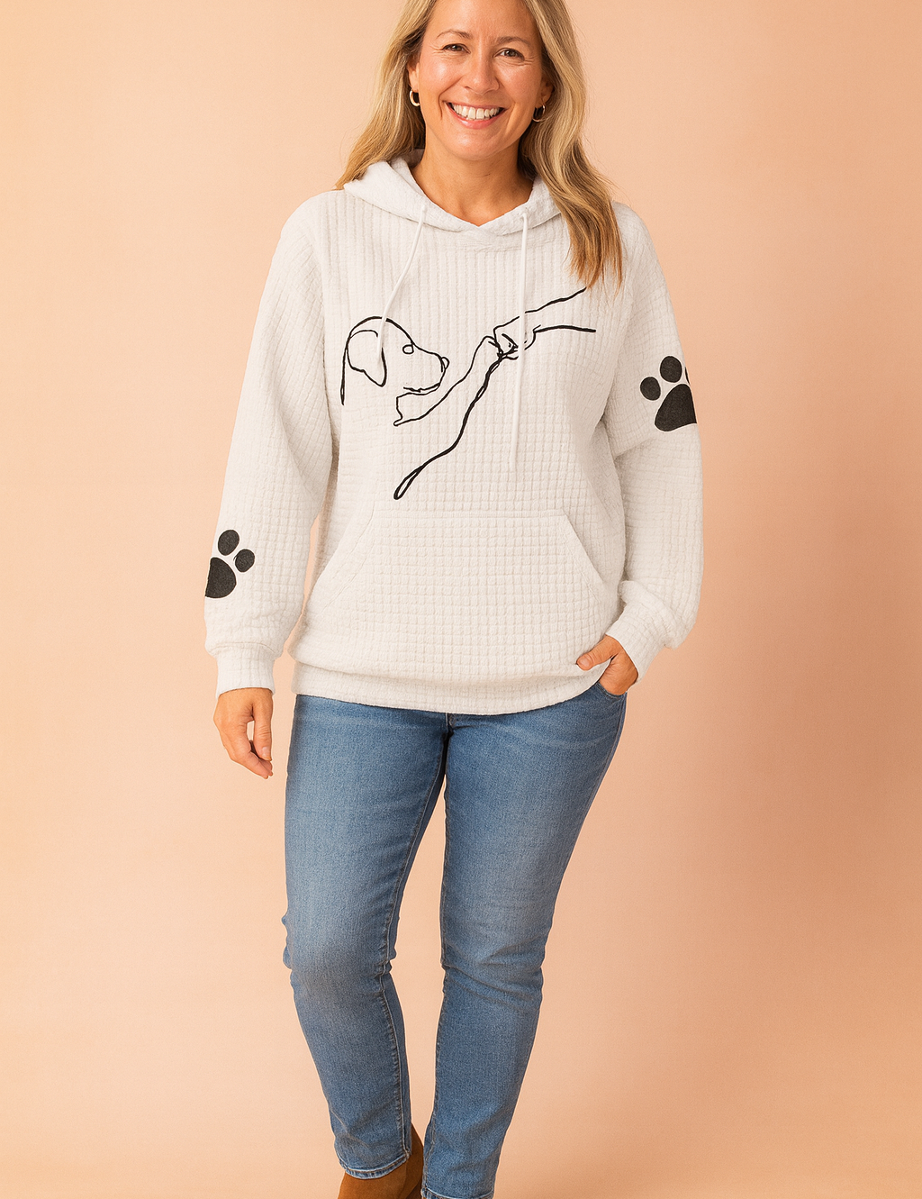 Max | Dog and Paws Sweatshirt for Animal Lovers 5