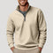 Men's Casual Quarter Zip Sweatshirt - Stylish and Comfortable Layering Piece for Everyday Wear 1