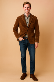 Men's Corduroy Jacket with Front Pockets | Winter 1