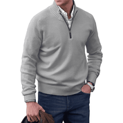 Men's Half Zip Sweatshirt - Versatile Half Zip Jumper for Casual Comfort and Stylish Layering 4