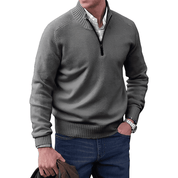 Men's Half Zip Sweatshirt - Versatile Half Zip Jumper for Casual Comfort and Stylish Layering 5