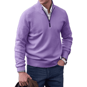 Men's Half Zip Sweatshirt - Versatile Half Zip Jumper for Casual Comfort and Stylish Layering 6